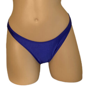 High hip ruched back bikini bottoms in Royal Blue