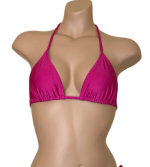 Triangle bikini top in Magenta