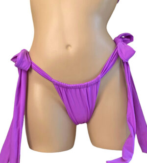 Devi tie side bikini bottoms in Orchid