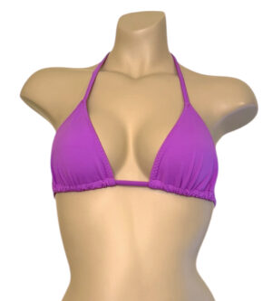triangle bikini top in orchid