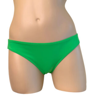 Sporty low waist bikini bottoms in spring green